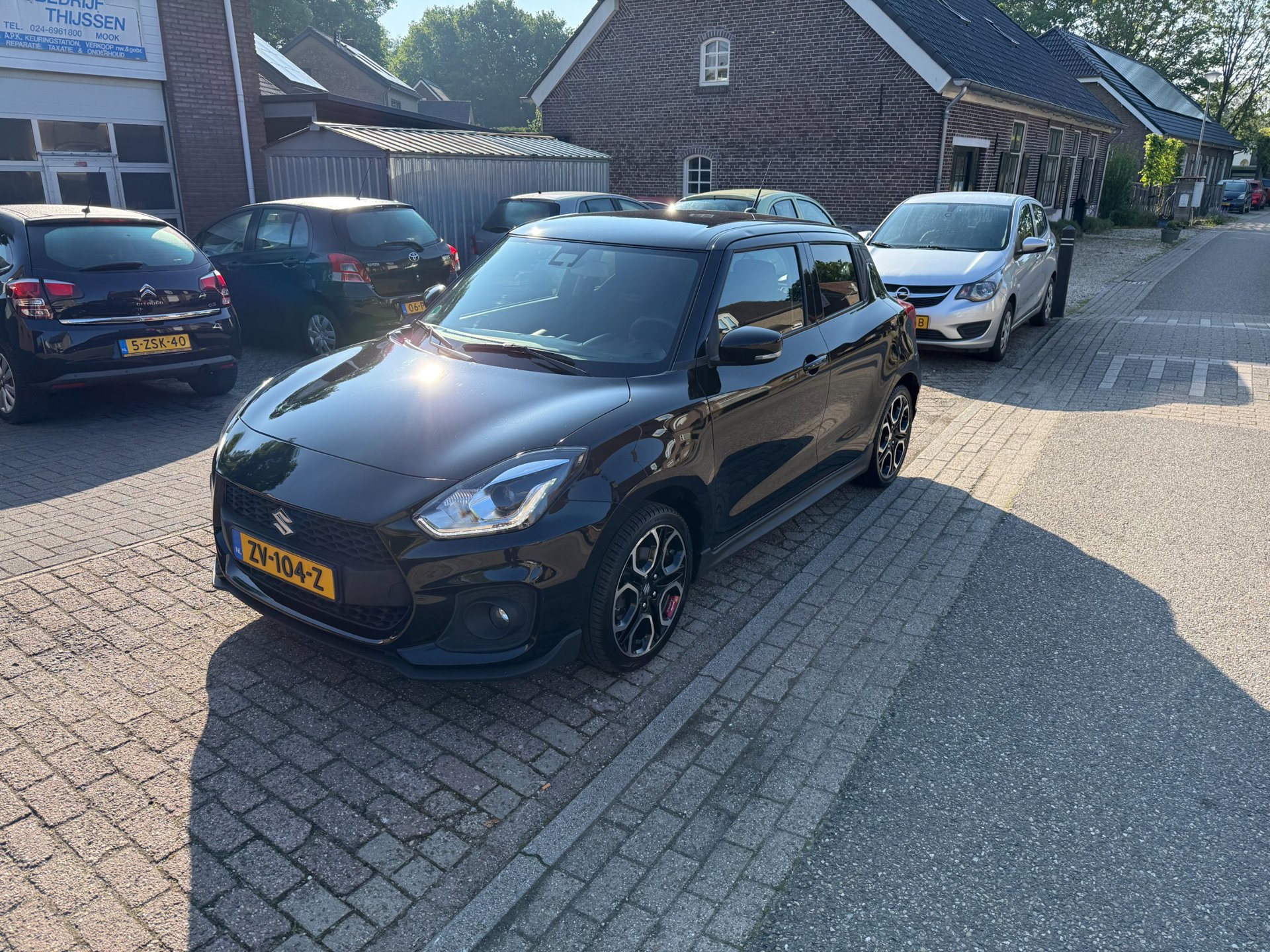 Suzuki Swift 1.4 Sport, voorzijde op ons terrein